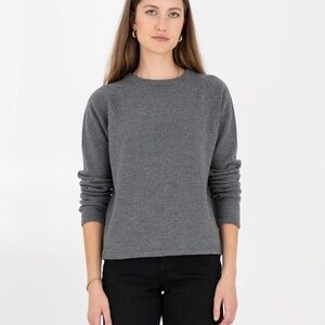 Banana Republic Gray Merino Wool Crewneck Sweater